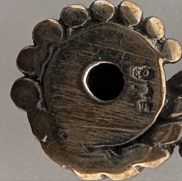 Vintage Turquoise Sterling Silver earrings - Picture 4 of 4